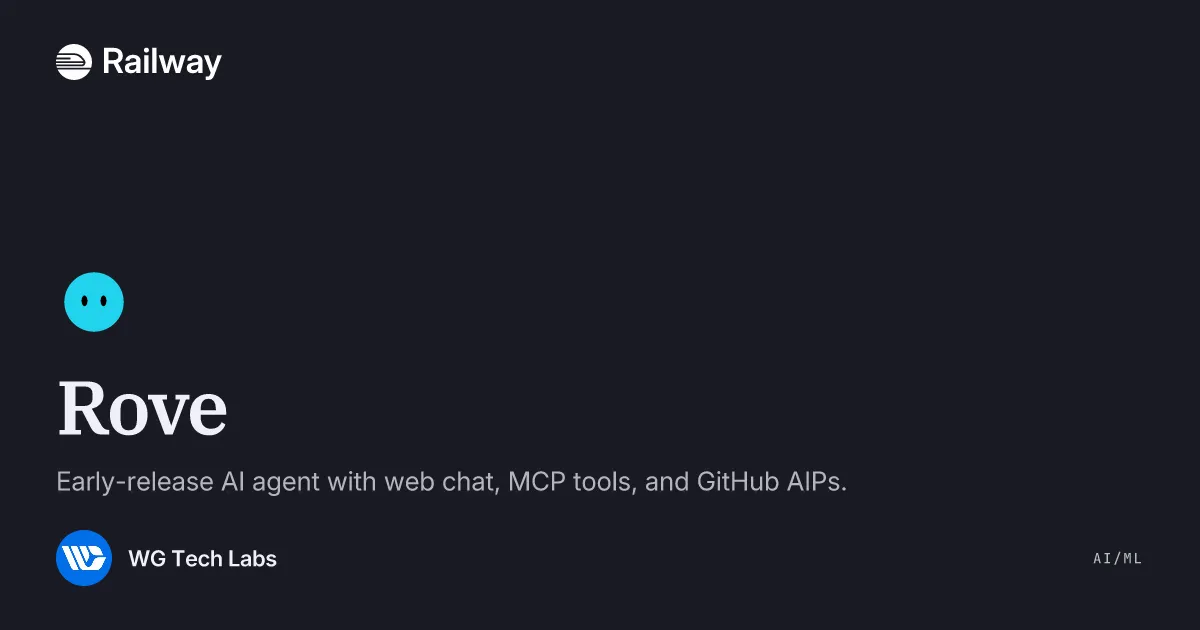 Deploy & Host Rove