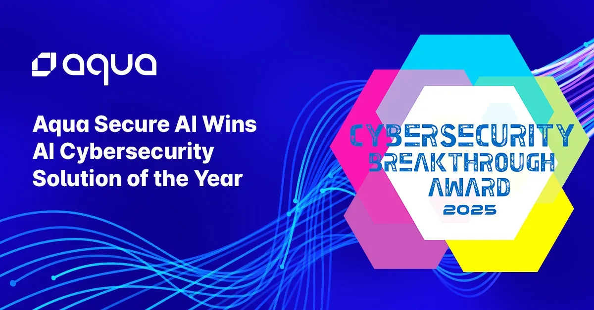 Aqua Secure AI Wins AI Cybersecurity Solution of the Year