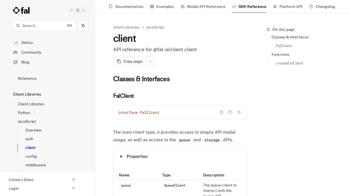 client - fal