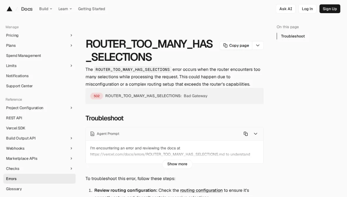 ROUTER_TOO_MANY_HAS_SELECTIONS