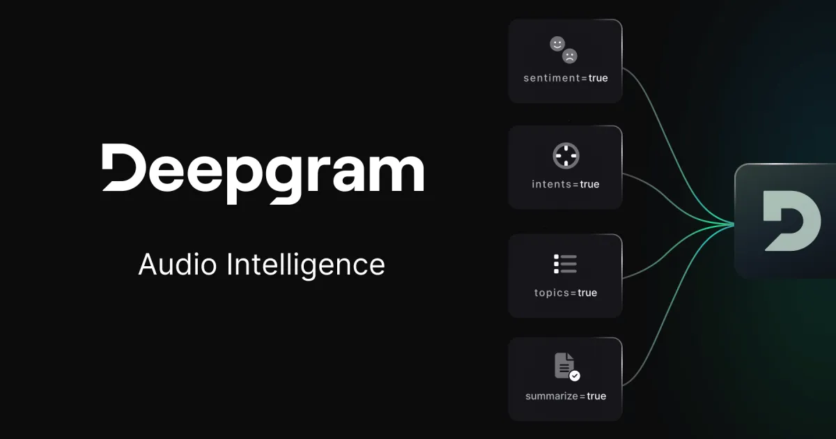 Deepgram Audio Intelligence