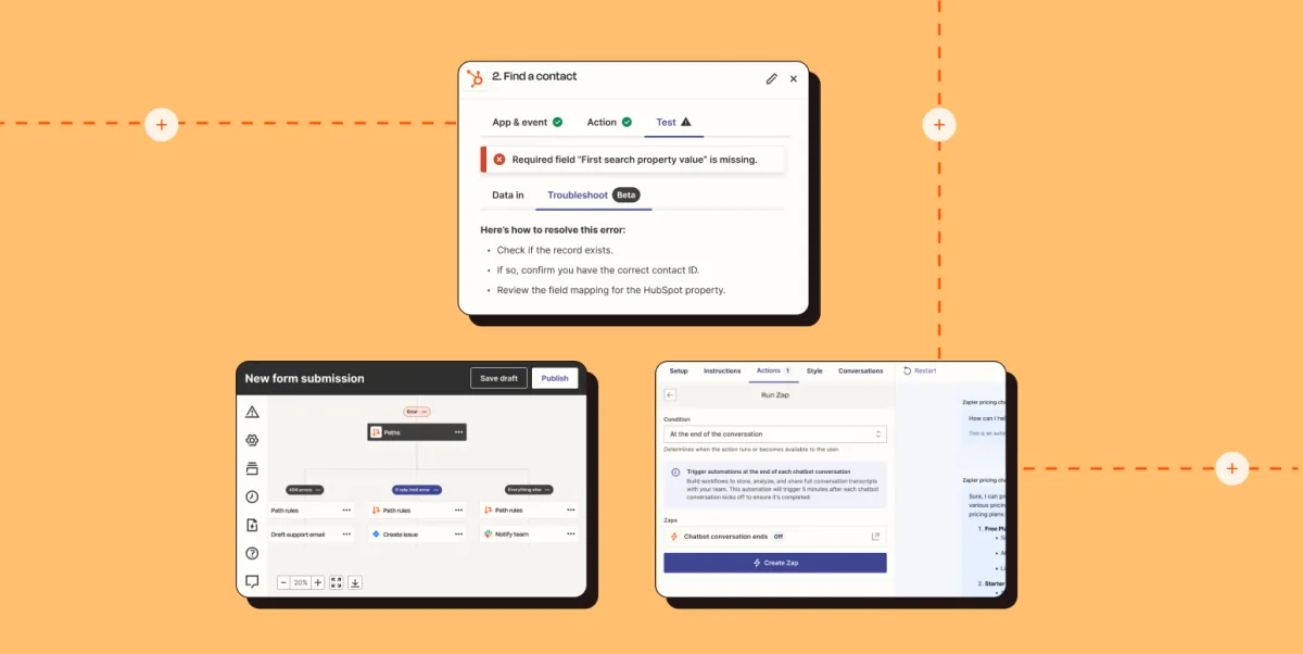 What's new: AI-powered troubleshooting for Zap drafts