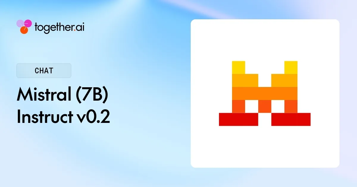 Mistral (7B) Instruct v0.2: Pricing, Benchmarks & Docs Pricing