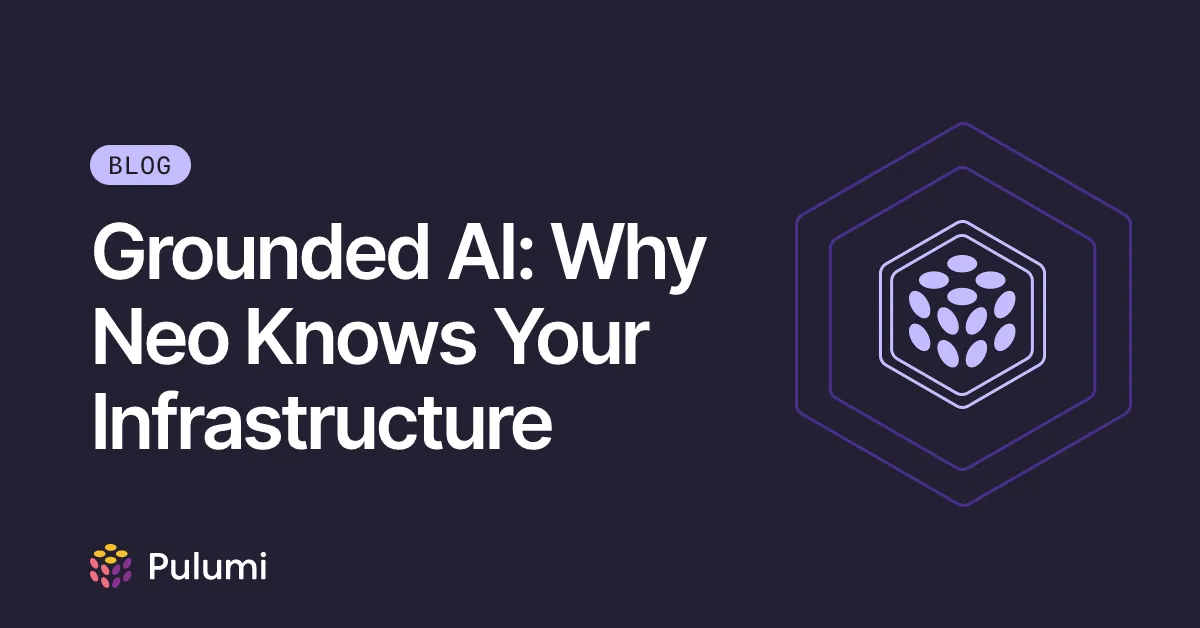 Grounded AI: Why Neo Knows Your Infrastructure