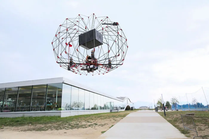 Foldable Drone With Origami-Like Protective Cage Makes For Safer Deliveries