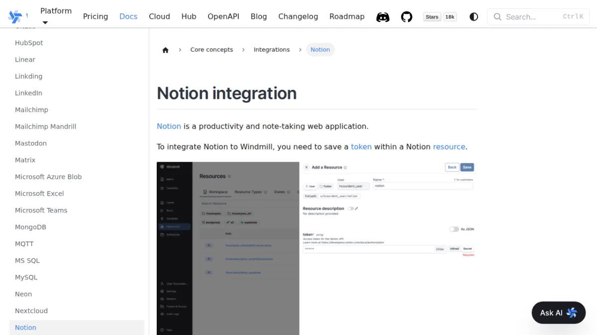 Notion integration