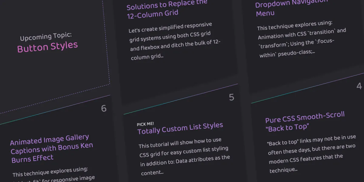 Modern CSS Solutions for Old CSS Problems