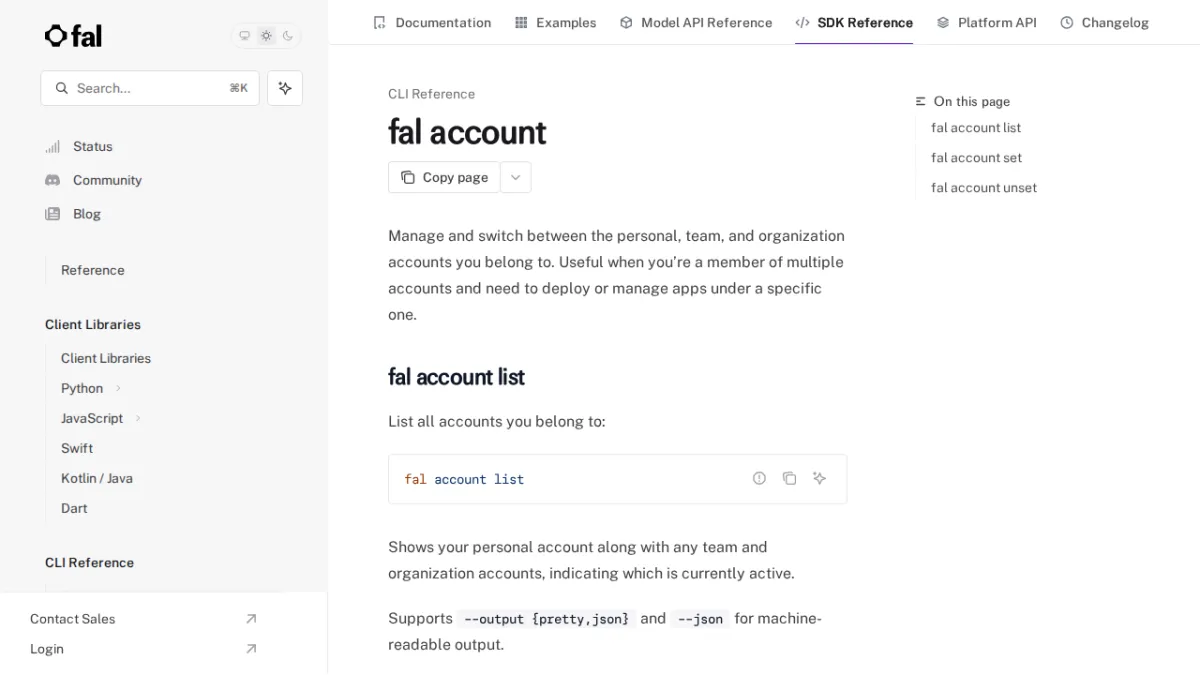 fal account - fal