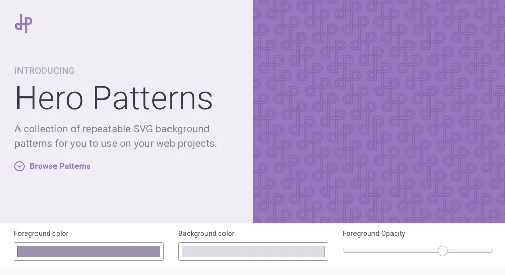 Websites to Generate SVG Patterns
