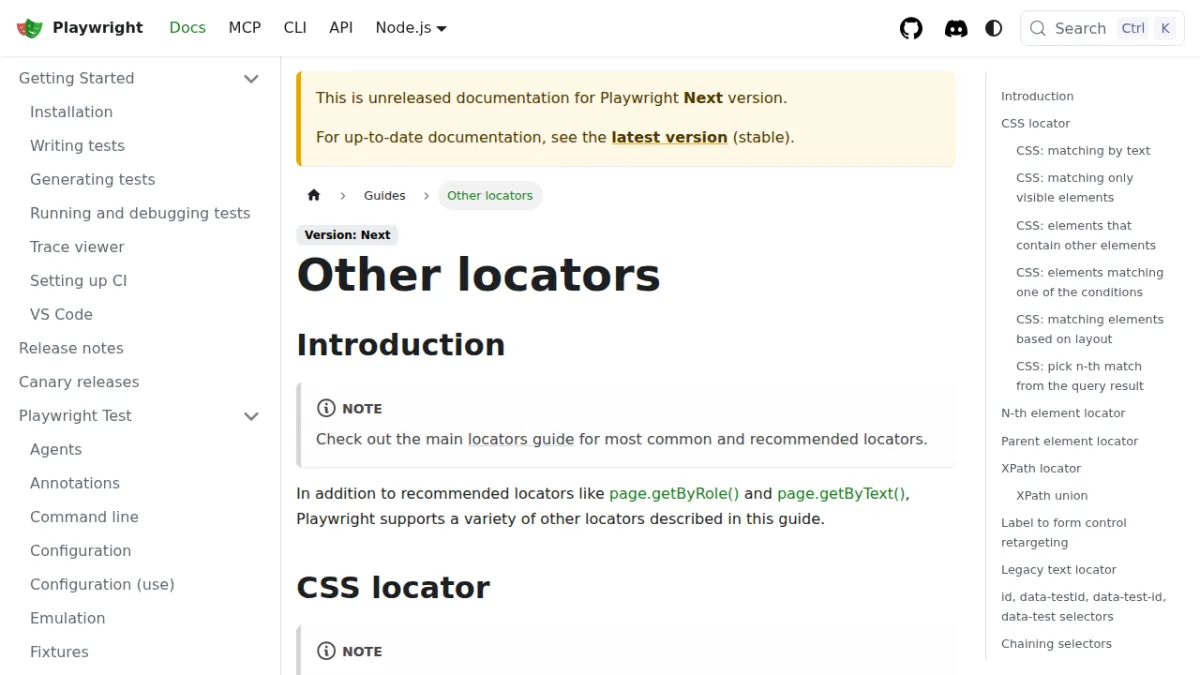 Other locators