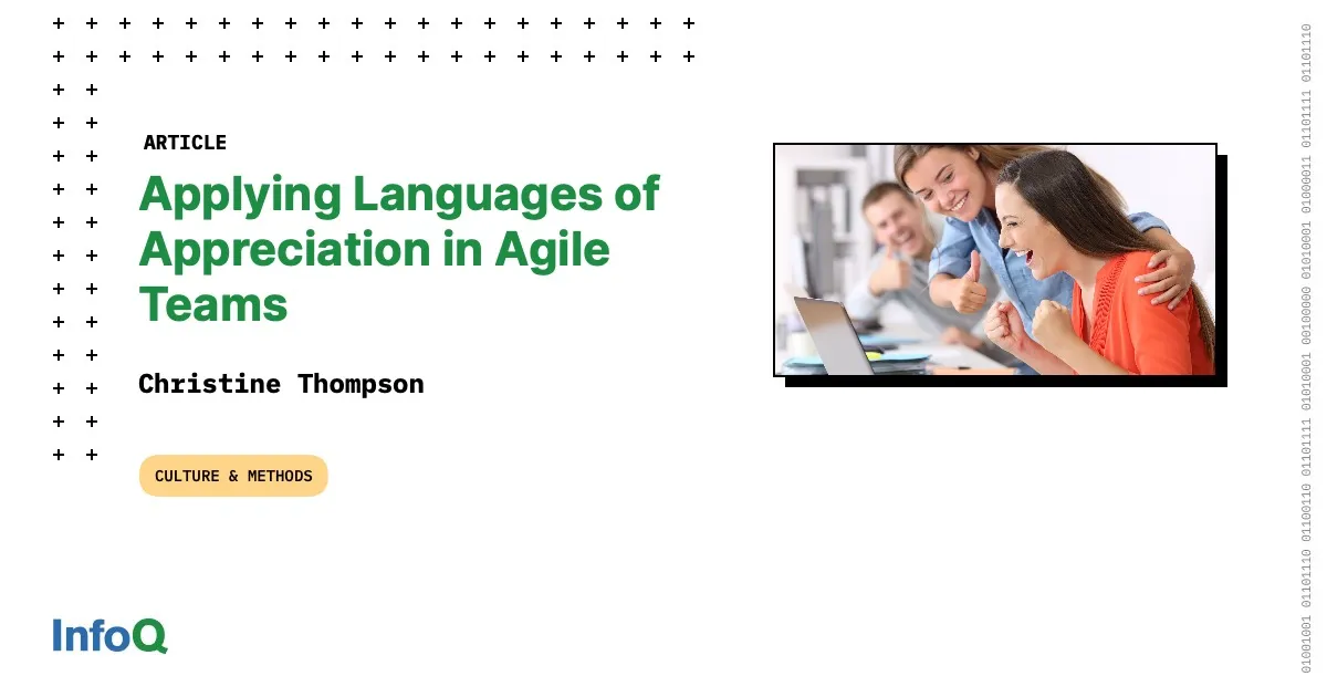 Applying Languages of Appreciation in Agile Teams