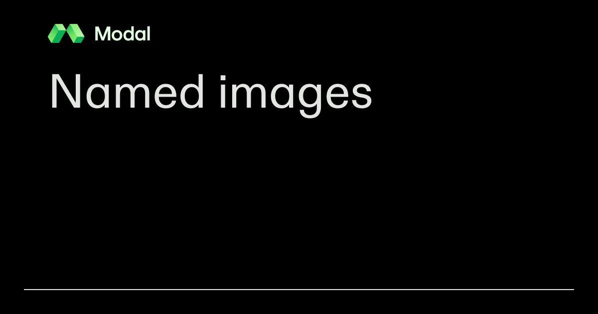 Named images