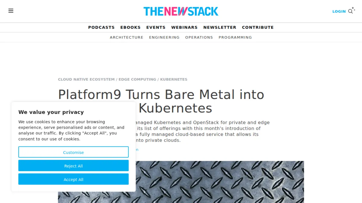 Platform9 Turns Bare Metal into Clouds with Kubernetes