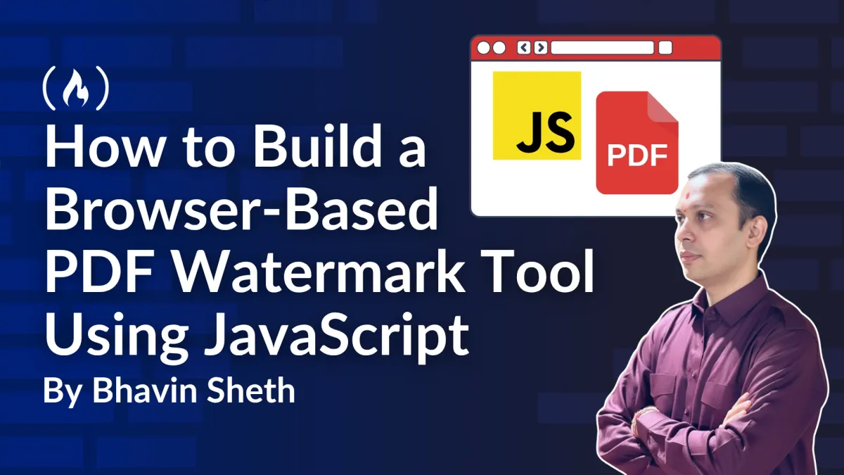 How to Build a Browser-Based PDF Watermark Tool Using JavaScript