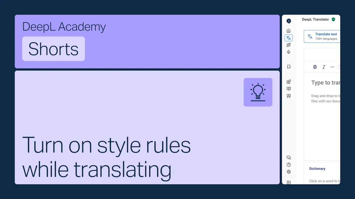Turn on style rules while translating