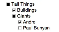 Indeterminate Checkboxes