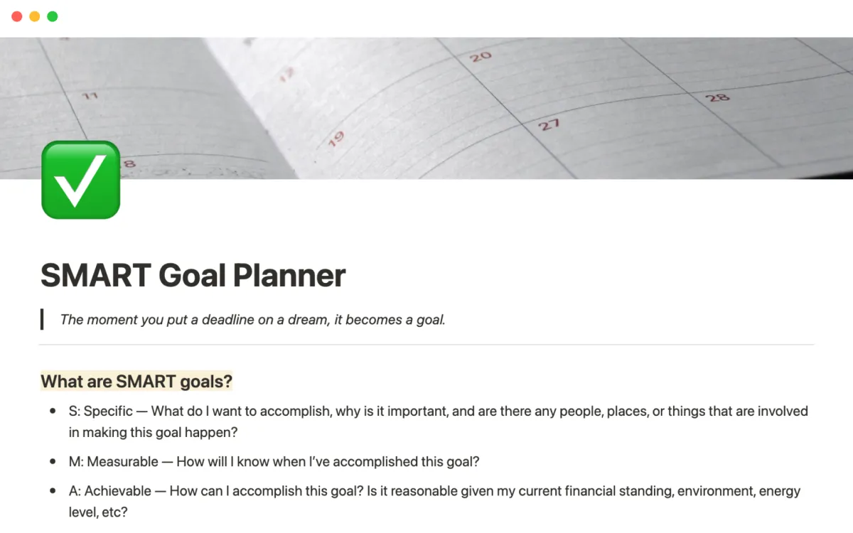 How to achieve goals in your professional life