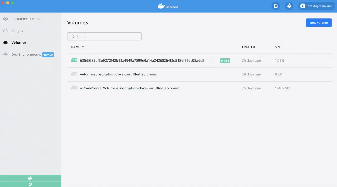 Docker Desktop 4.1 Release: Volume Management Now Included with Docker Personal