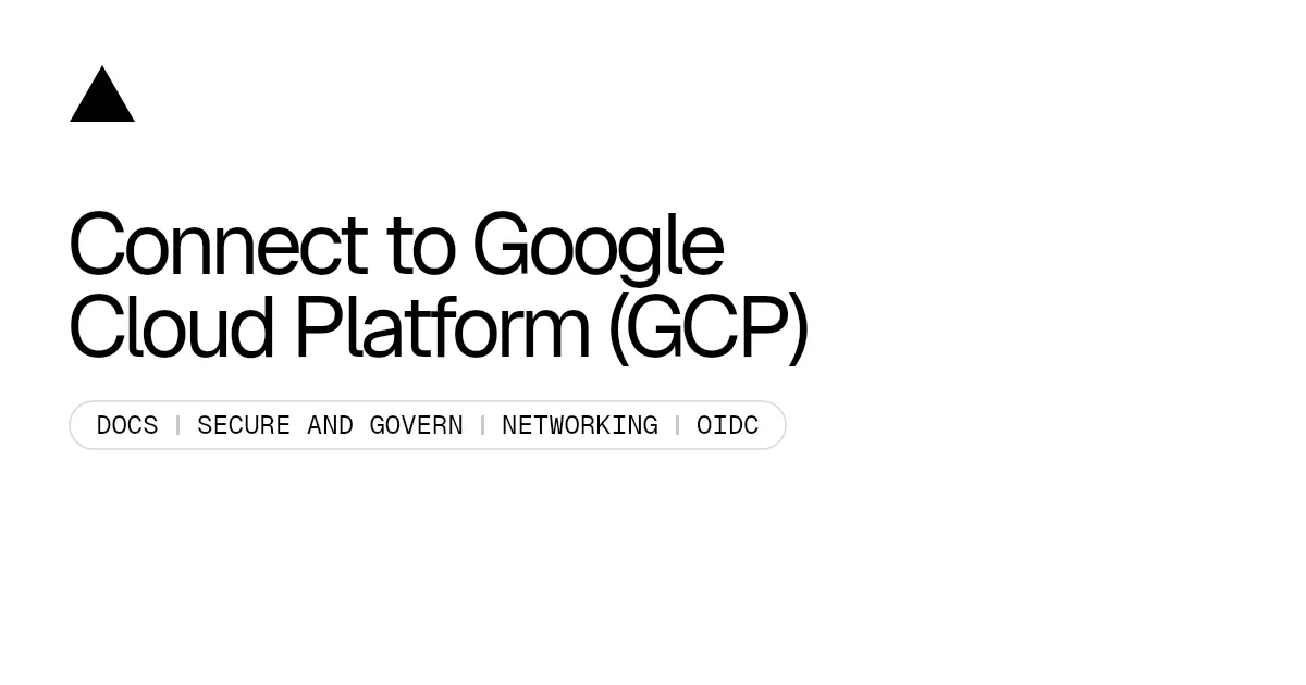 Connect to Google Cloud Platform (GCP)