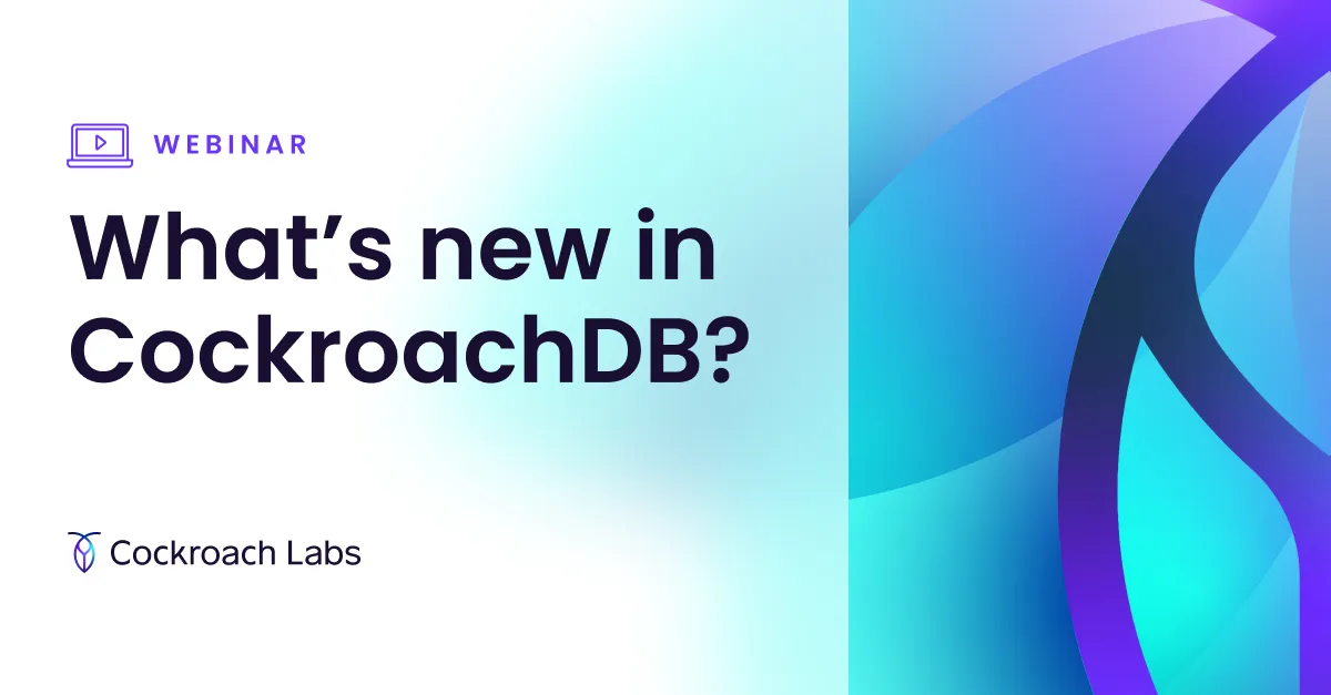 What's new in CockroachDB 23.1?