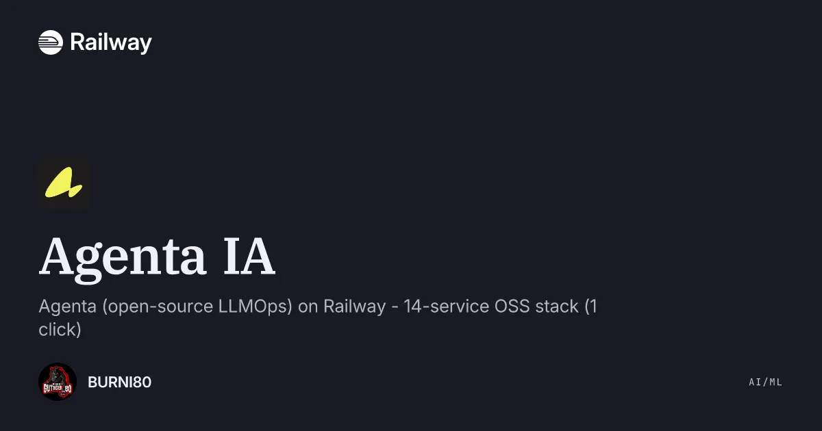 Deploy & Host Agenta IA