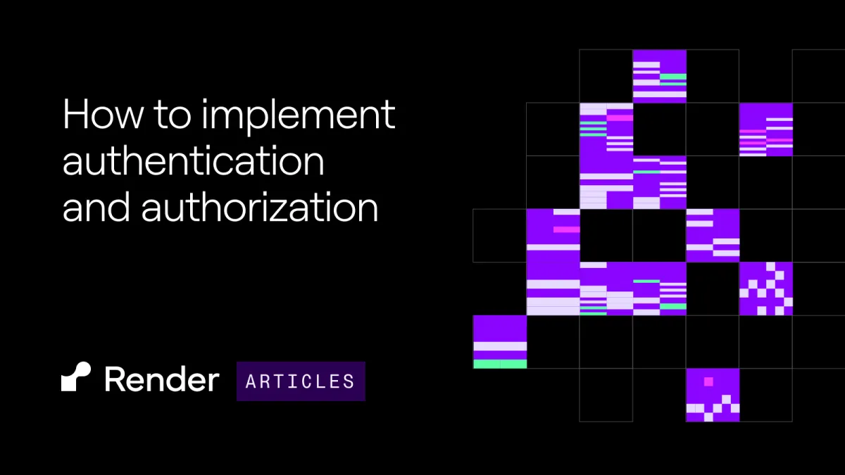 How to implement authentication and authorization