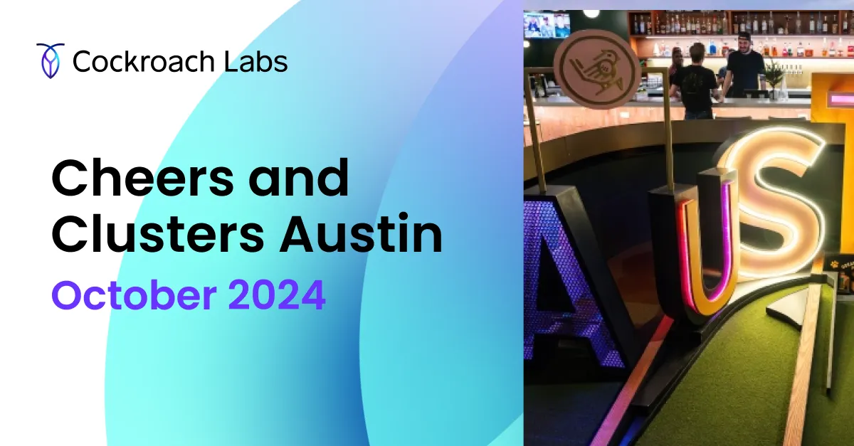 Cheers and Clusters Austin - October 2024