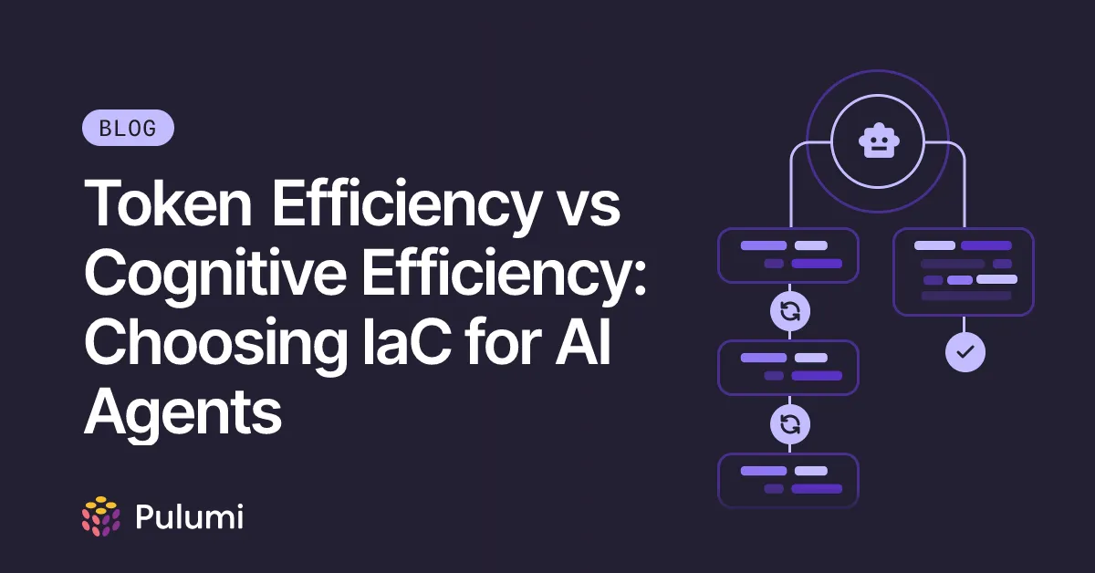 Token Efficiency vs Cognitive Efficiency: Choosing IaC for AI Agents
