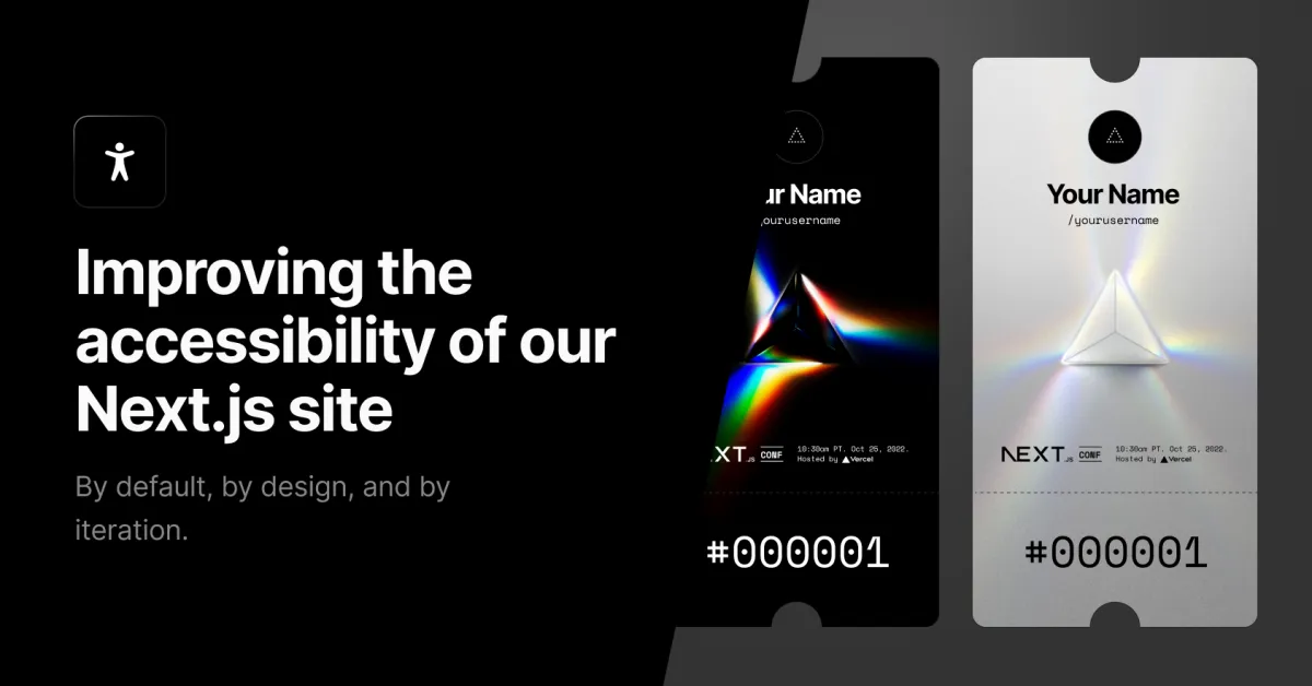 Improving the accessibility of our Next.js site
