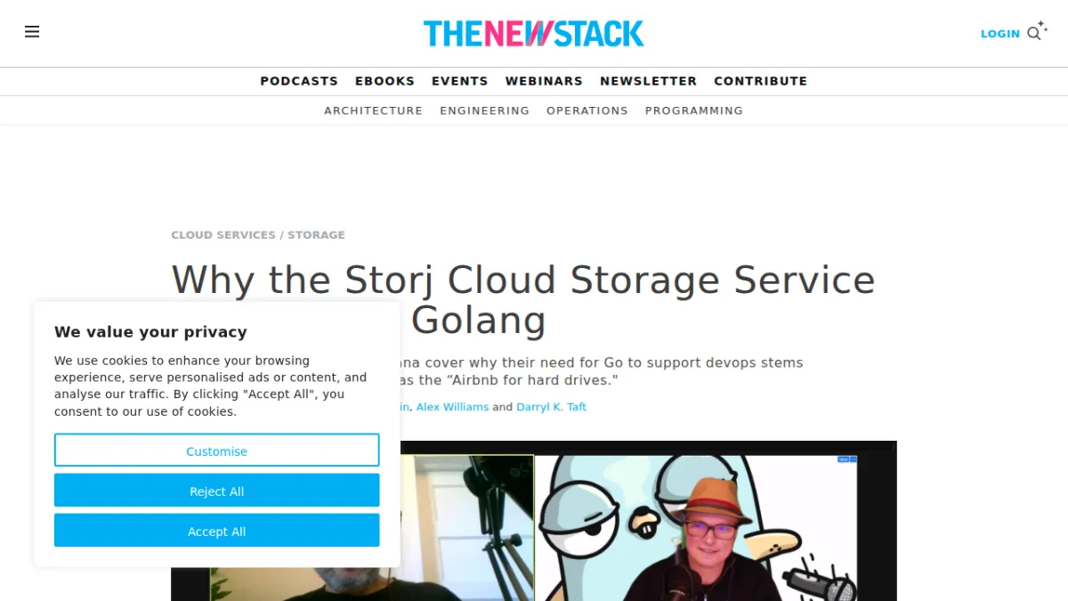 Why the Storj Cloud Storage Service Switched to Golang