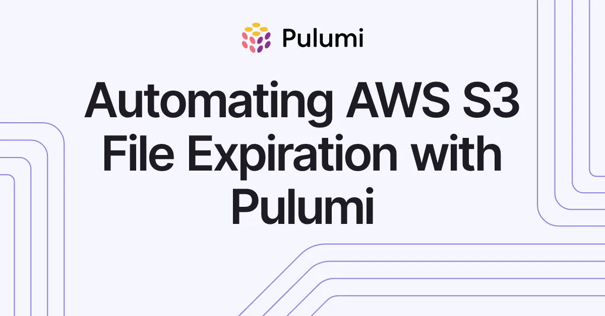 Automating AWS S3 File Expiration with Pulumi