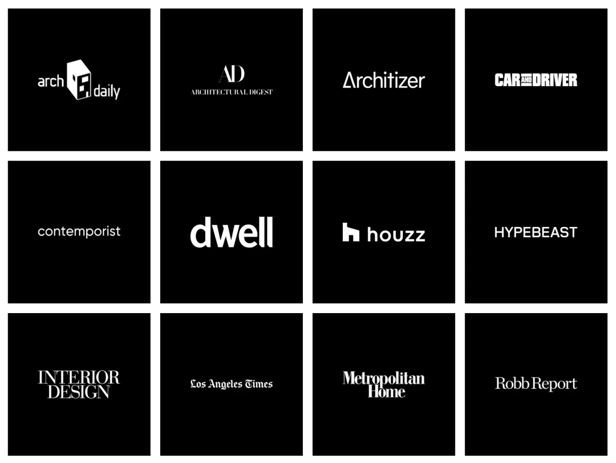 A Grid of Logos in Squares