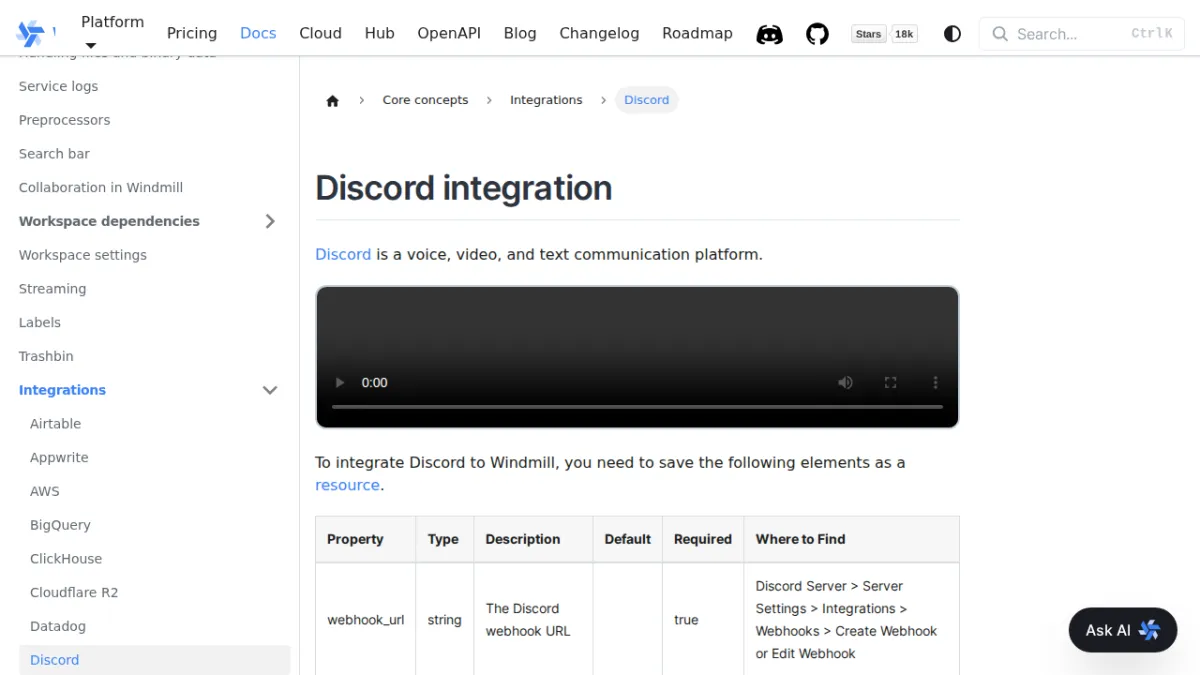 Discord integration