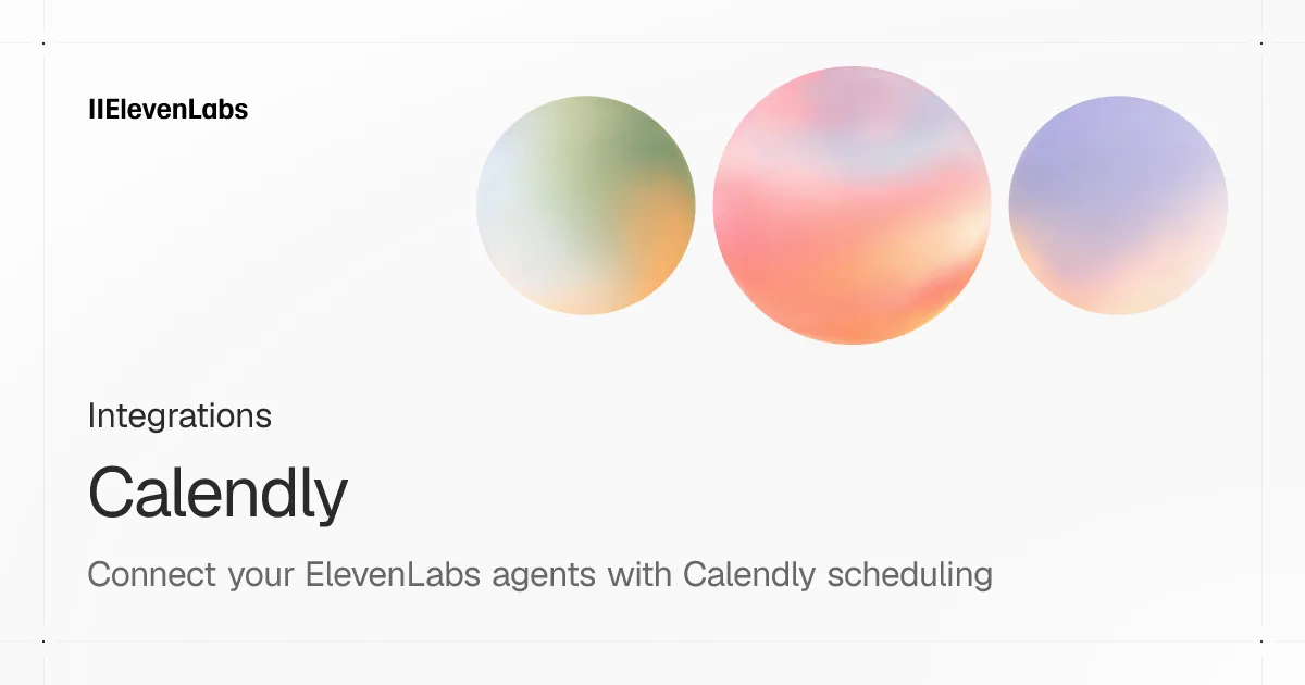Calendly | ElevenLabs Documentation