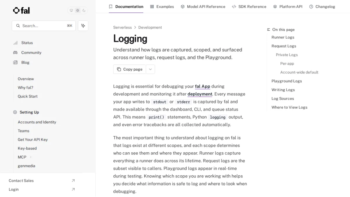Logging - fal