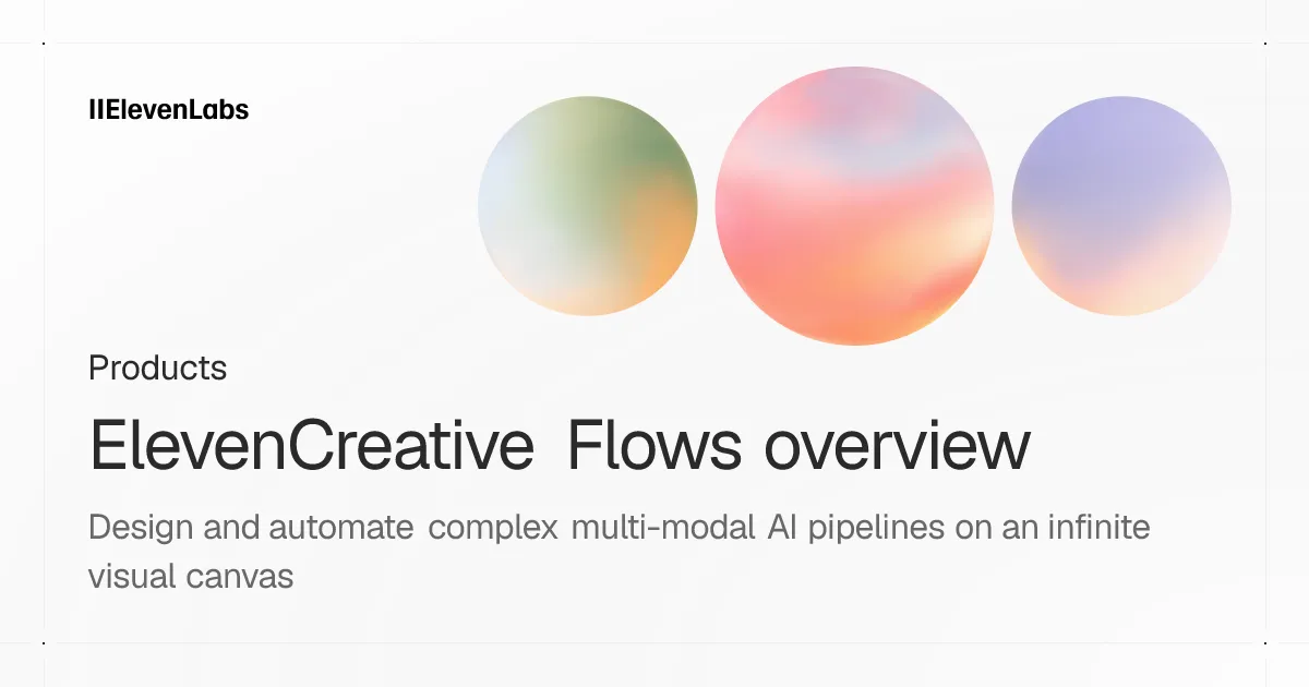 ElevenCreative Flows overview