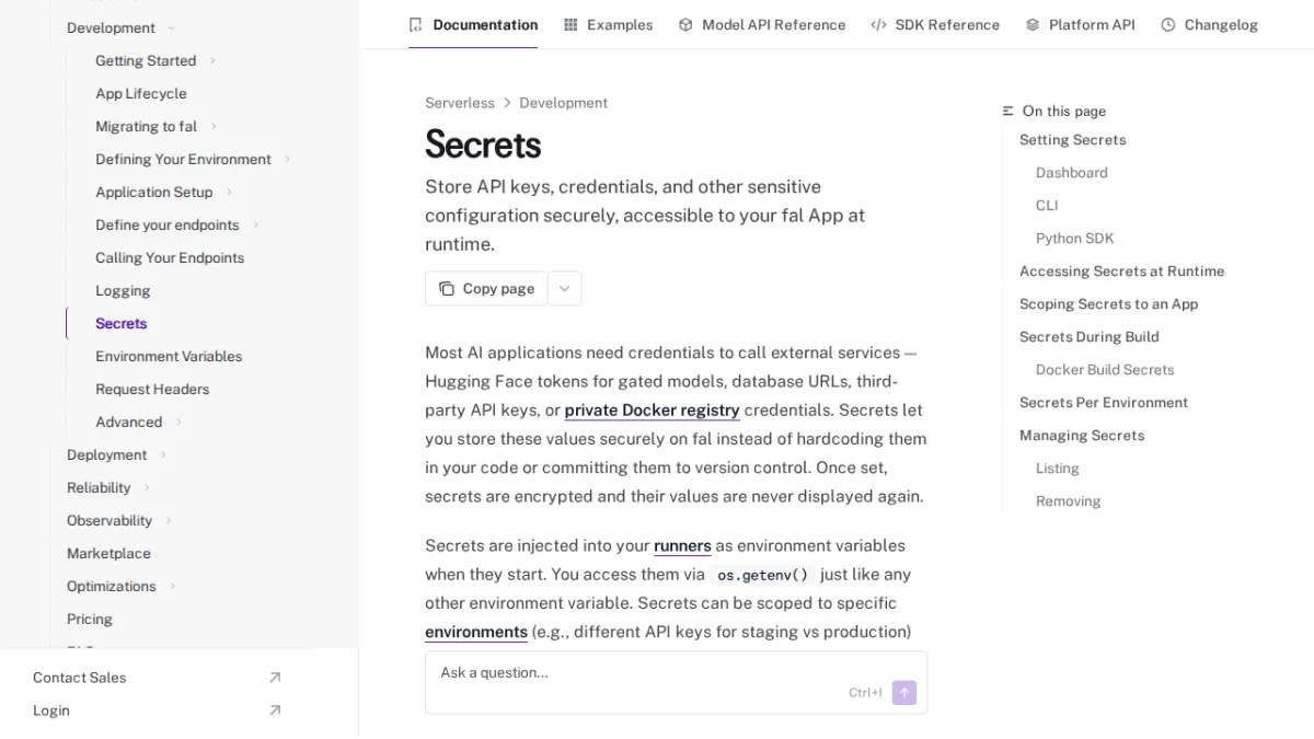 Secrets - fal