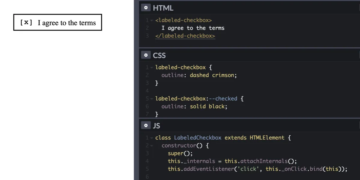 Custom State Pseudo-Classes in Chrome