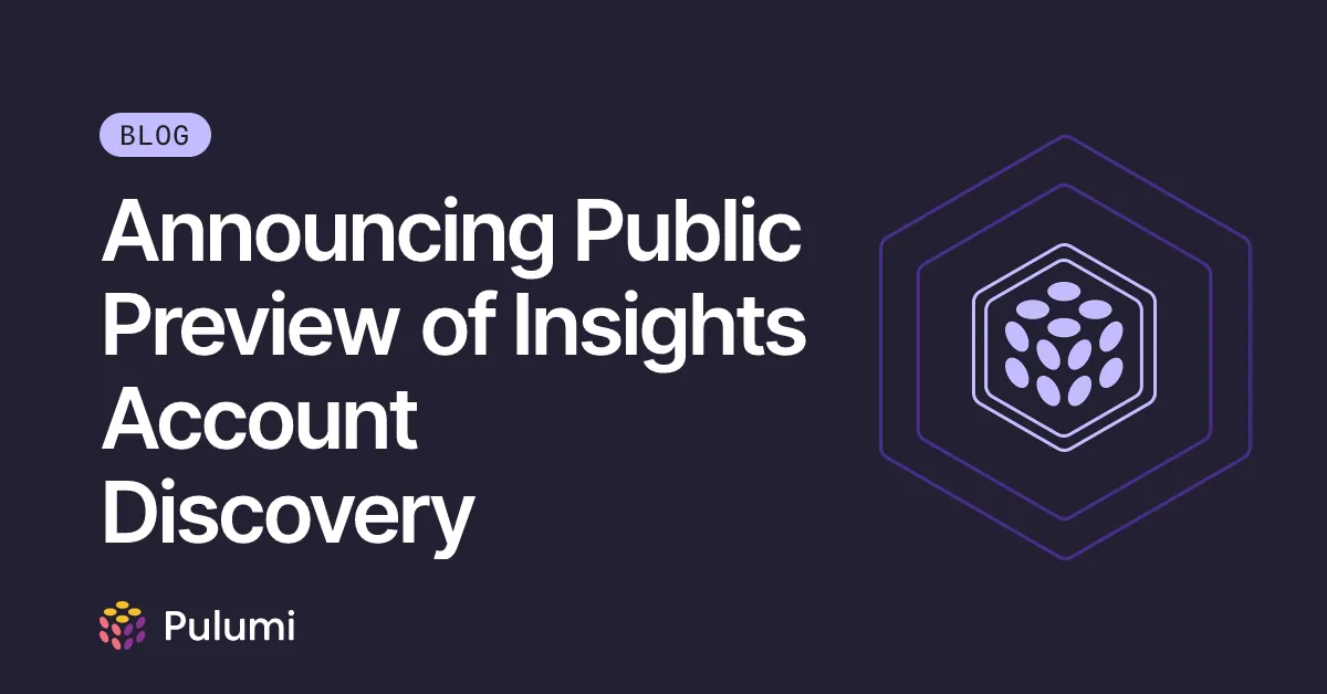 Announcing Public Preview of Insights Account Discovery