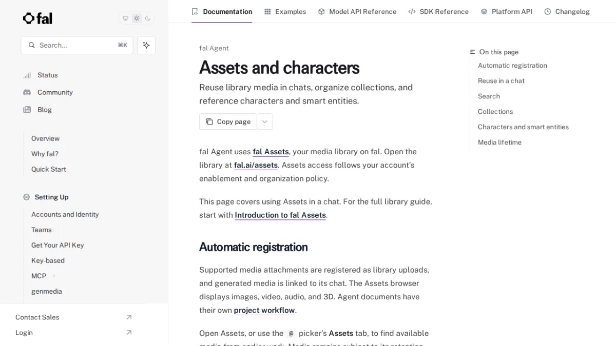 Assets and characters - fal
