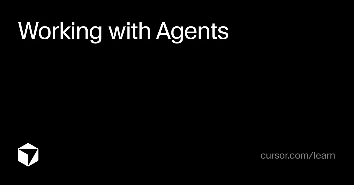 Working with Agents
