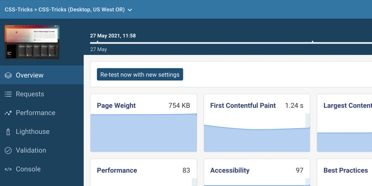 Monitoring Lighthouse Scores and Core Web Vitals with DebugBear