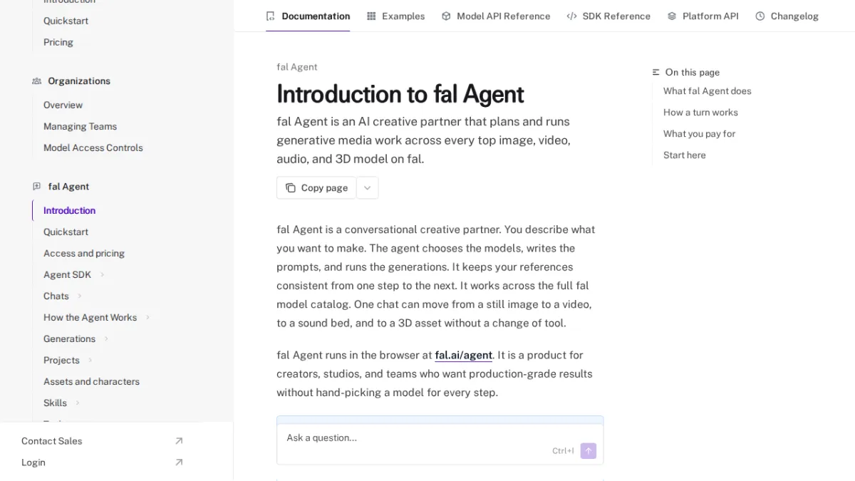 to fal Agent - fal