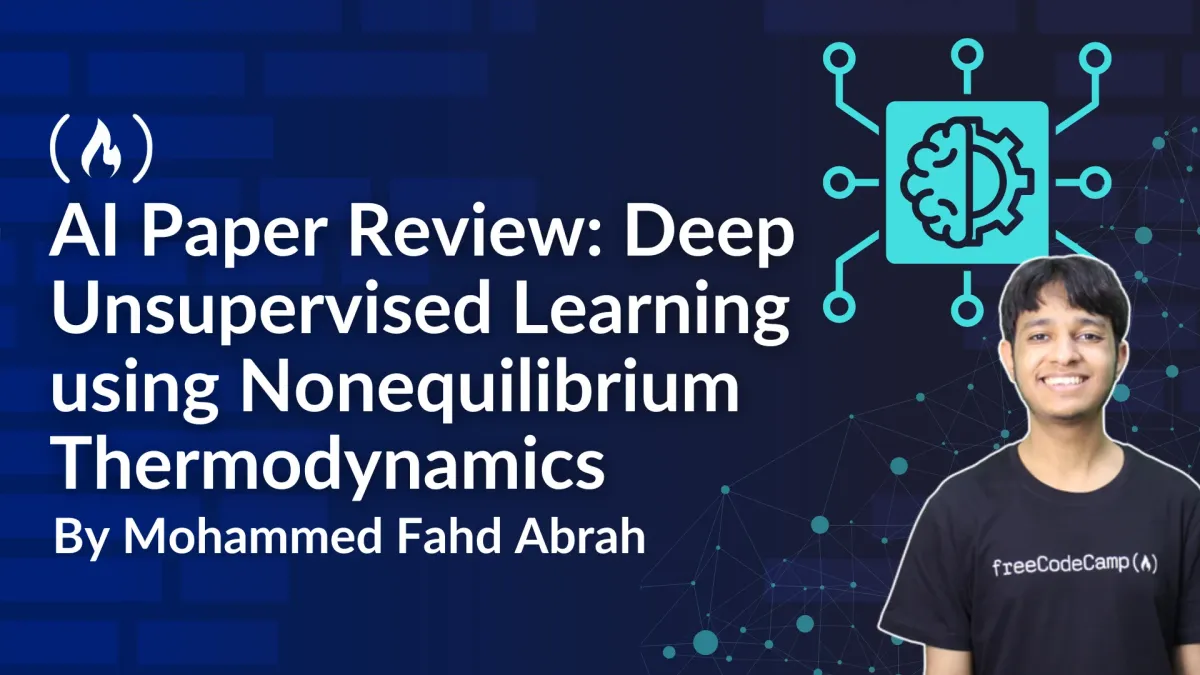 AI Paper Review: Deep Unsupervised Learning using Nonequilibrium Thermodynamics