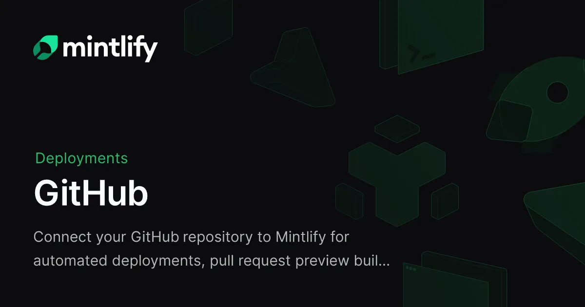 GitHub - Mintlify