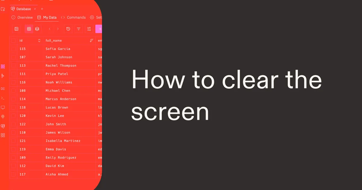 How to clear the screen in Python
