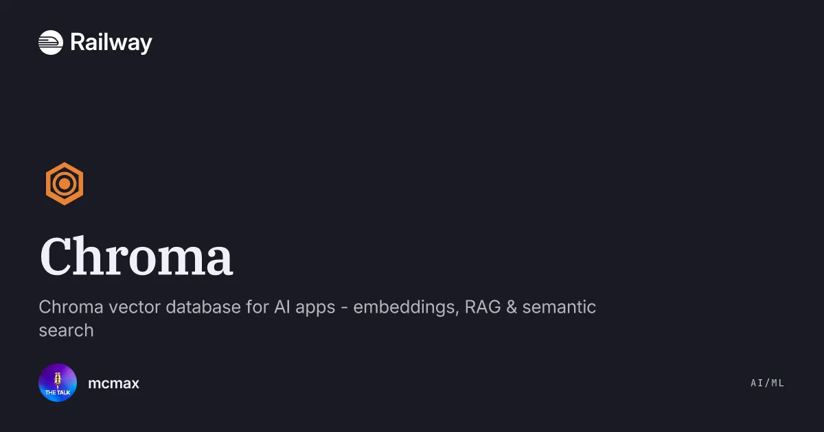 Deploy & Host Chroma