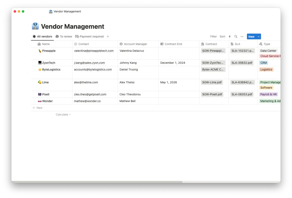 Optimize vendor relationships with a great vendor management system