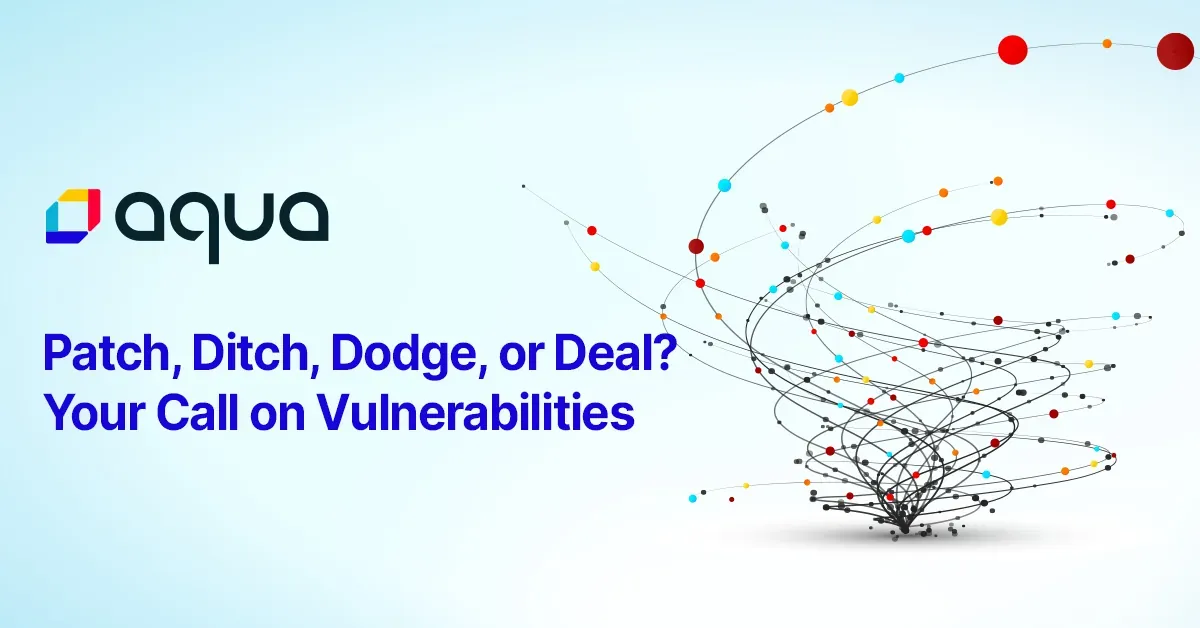 Patch, Ditch, Dodge, or Deal? Your Call on Vulnerabilities