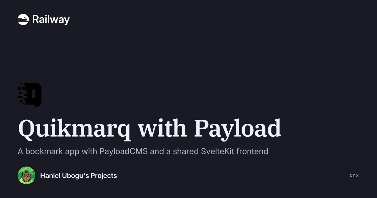 Deploy & Host Quikmarq with Payload